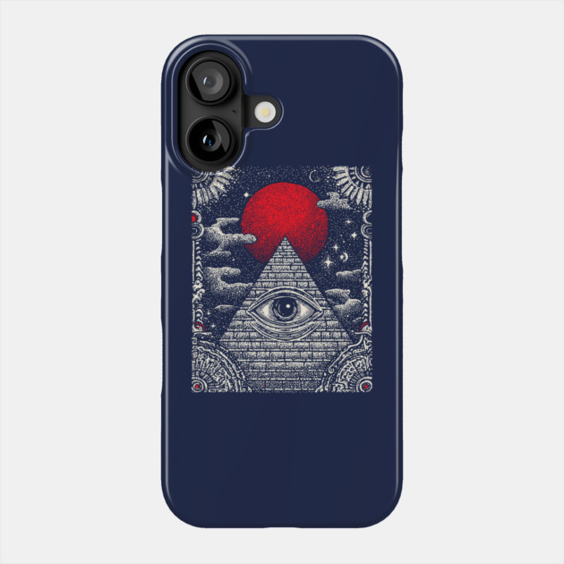 Occult Providence - The All-Seeing Eye Sigil Phone Case by TuncGK
