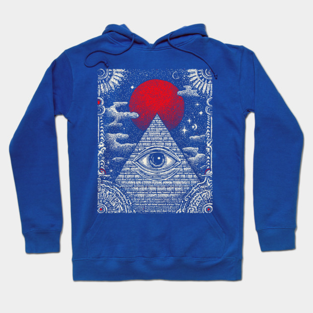Occult Providence - The All-Seeing Eye Sigil Hoodie by TuncGK