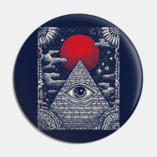Occult Providence - The All-Seeing Eye Sigil Pin