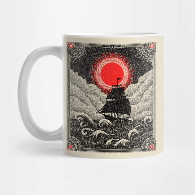 Gothic Galleon - A Voyage on the Nocturnal Sea by TuncGK