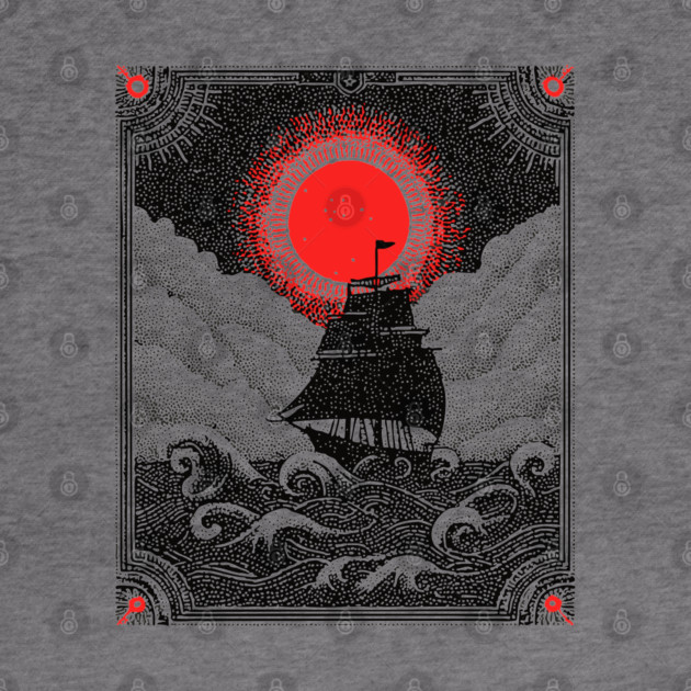 Gothic Galleon - A Voyage on the Nocturnal Sea by TuncGK