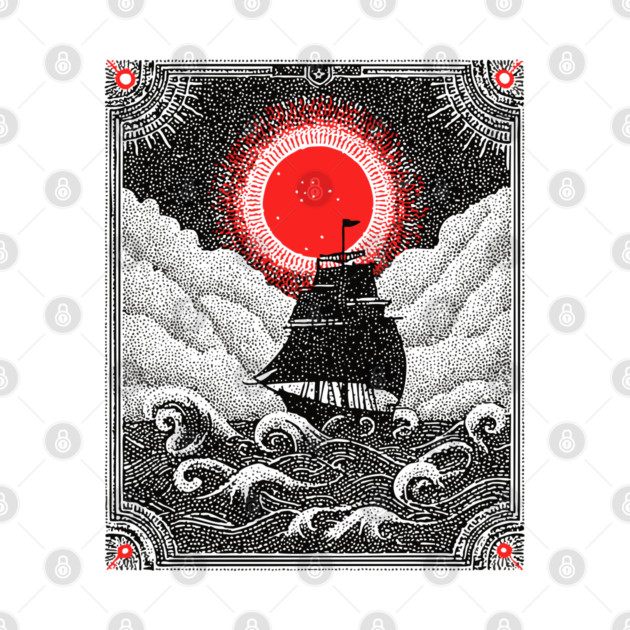 Gothic Galleon - A Voyage on the Nocturnal Sea by TuncGK