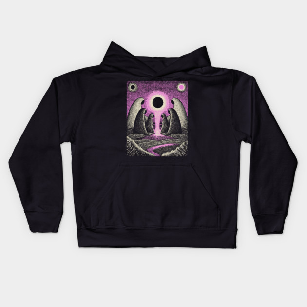 Cosmic Witches - The Weavers of Fate Kids Hoodie by TuncGK