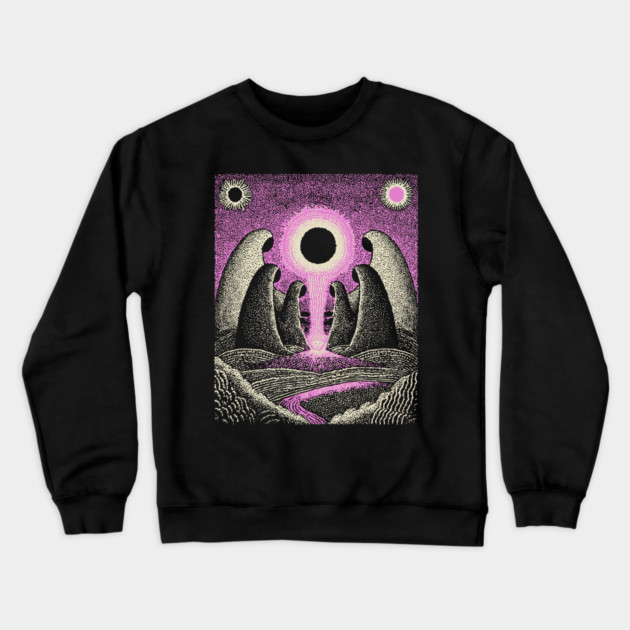 Cosmic Witches - The Weavers of Fate Crewneck Sweatshirt by TuncGK