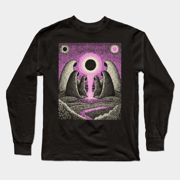 Cosmic Witches - The Weavers of Fate Long Sleeve T-Shirt by TuncGK