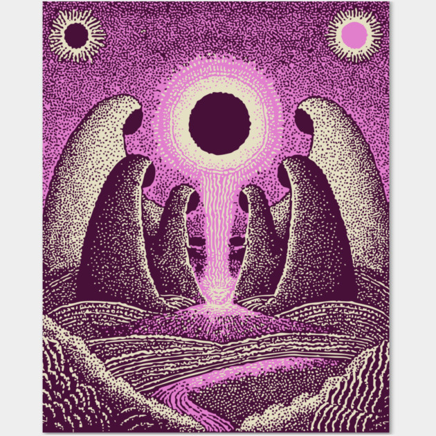 Cosmic Witches - The Weavers of Fate Wall Art by TuncGK