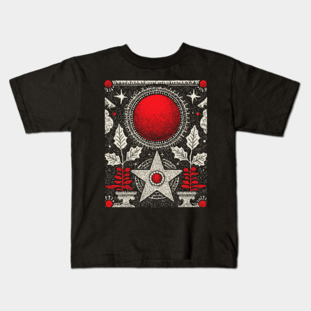 Wiccan Pentagram - The Sigil of Earth Magic Kids T-Shirt by TuncGK