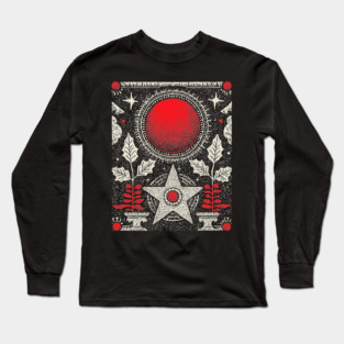 Wiccan Pentagram - The Sigil of Earth Magic Long Sleeve T-Shirt