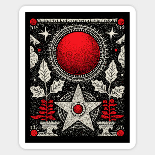 Wiccan Pentagram - The Sigil of Earth Magic Sticker