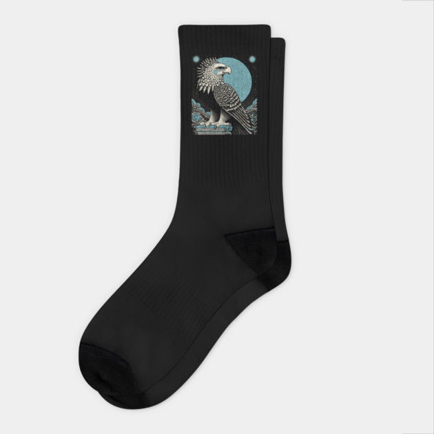 Heraldic Griffin - The Alchemical Guardian Socks by TuncGK