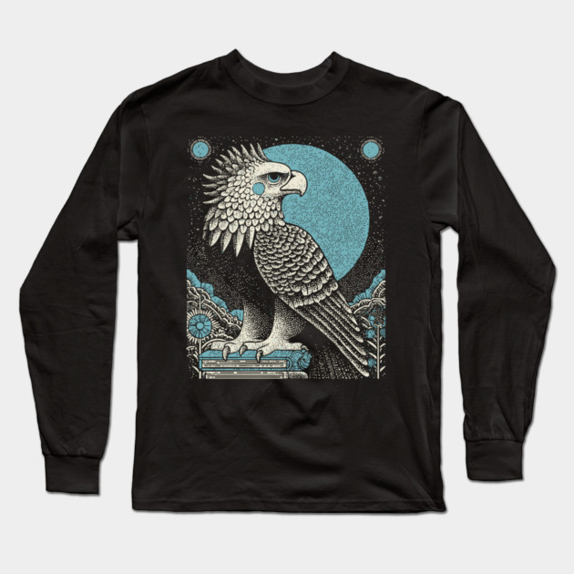 Heraldic Griffin - The Alchemical Guardian Long Sleeve T-Shirt by TuncGK