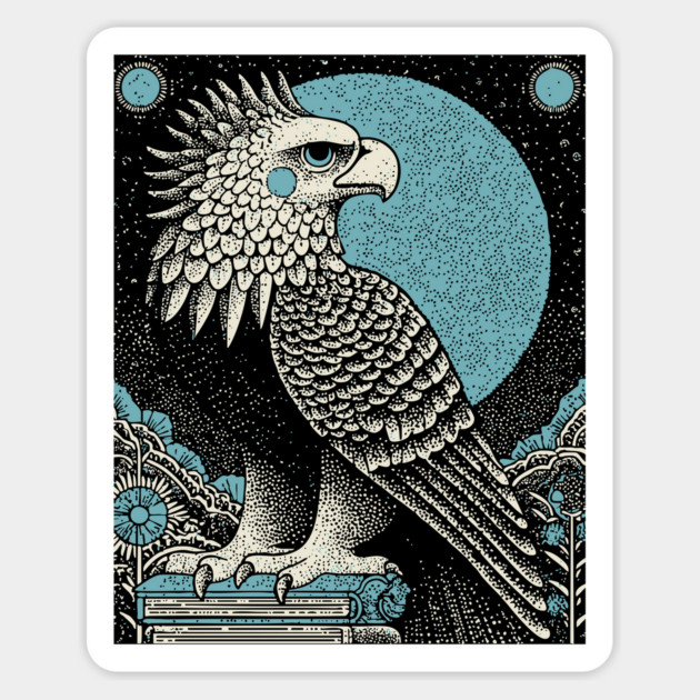 Heraldic Griffin - The Alchemical Guardian Magnet by TuncGK