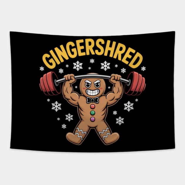 Funny-Christmas Tapestry by Creatifly Graphic Tees