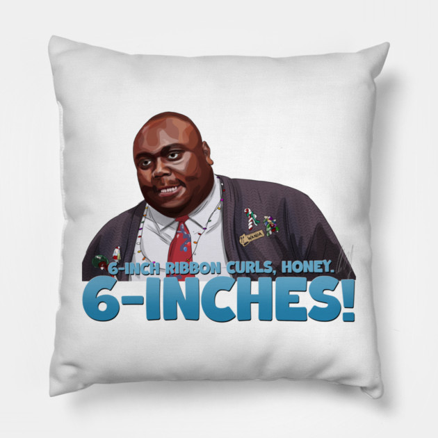 Elf: 6-Inch Ribbon Curls Pillow by 51Deesigns