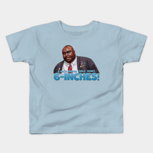 Elf: 6-Inch Ribbon Curls Kids T-Shirt by 51Deesigns