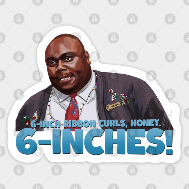 Elf: 6-Inch Ribbon Curls Sticker by 51Deesigns