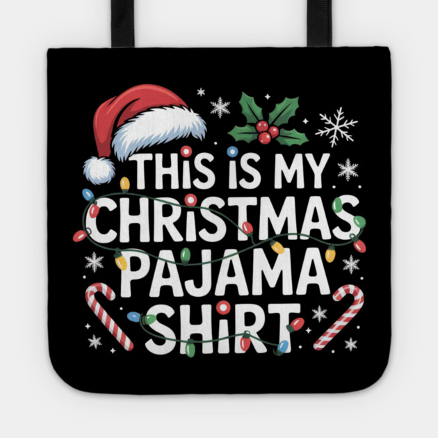 Funny-Christmas Tote by Creatifly Graphic Tees