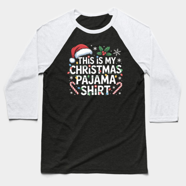 Funny-Christmas Baseball T-Shirt by Creatifly Graphic Tees