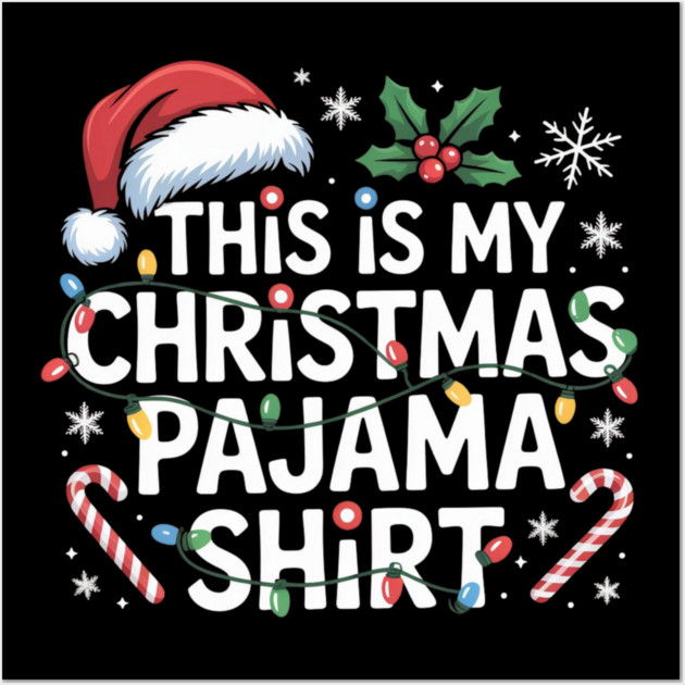 Funny-Christmas Wall Art by Creatifly Graphic Tees