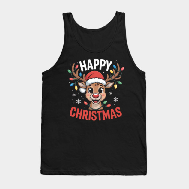 Funny-Christmas Tank Top by Creatifly Graphic Tees
