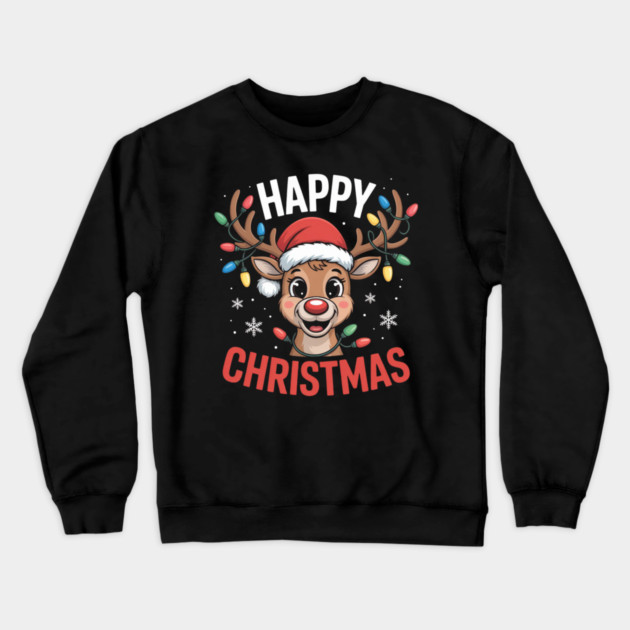 Funny-Christmas Crewneck Sweatshirt by Creatifly Graphic Tees