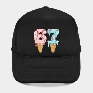 Baseball Drip Ice Cream 67 Baseball Lifestyle 101 Hat