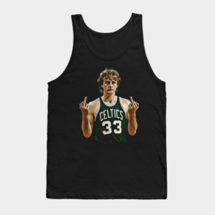Vintage  Midle Finger larry bird Tank Top