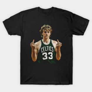 Vintage  Midle Finger larry bird T-Shirt