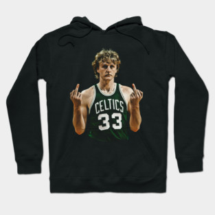 Vintage  Midle Finger larry bird Hoodie