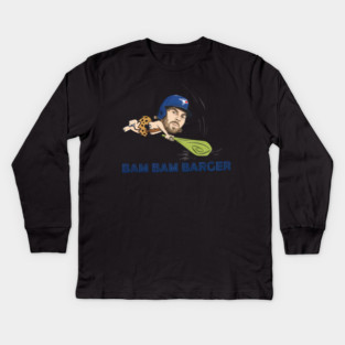 Bam Bam Barger Kids Long Sleeve T-Shirt