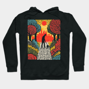 Urban Folk Art - The Quiet Custodian Hoodie