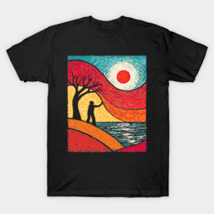 Surreal Conductor - Orchestrating the Seasons T-Shirt