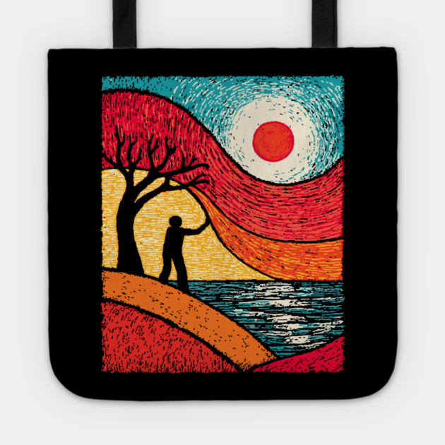 Surreal Conductor - Orchestrating the Seasons Tote by TuncGK