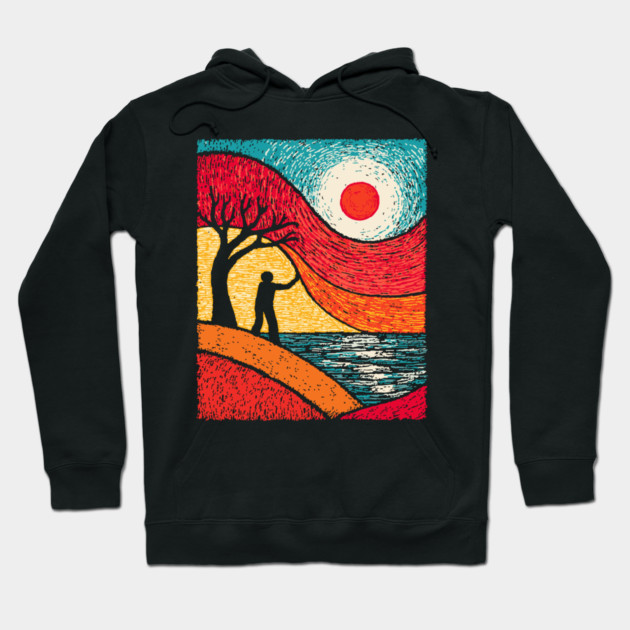 Surreal Conductor - Orchestrating the Seasons Hoodie by TuncGK