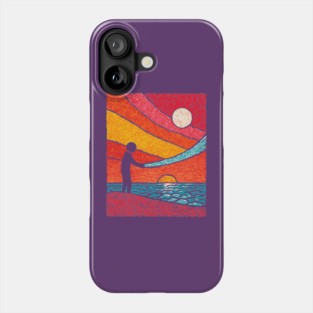 Cosmic Weaver - Mending the Fabric of the Universe Phone Case
