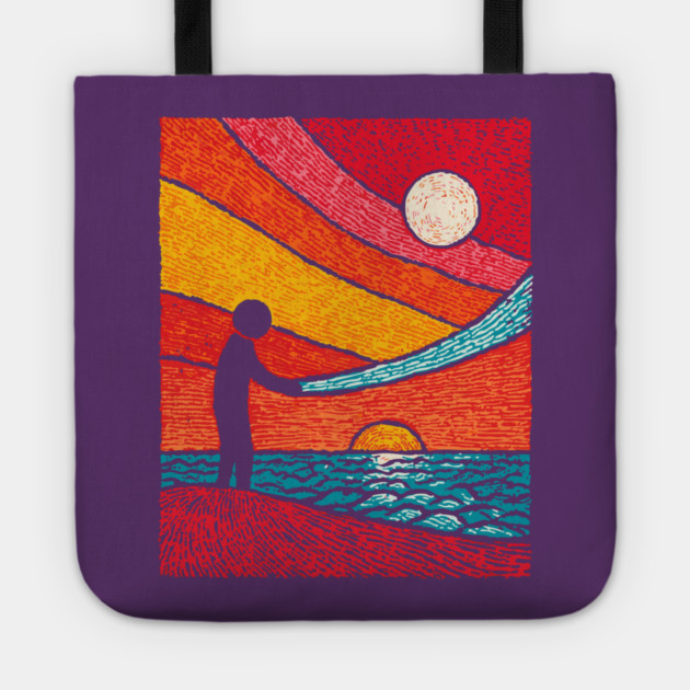 Cosmic Weaver - Mending the Fabric of the Universe Tote by TuncGK