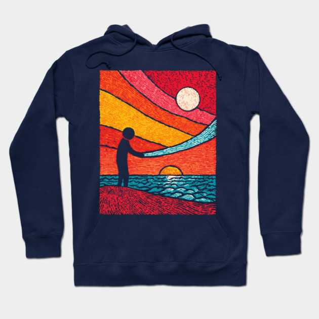 Cosmic Weaver - Mending the Fabric of the Universe Hoodie by TuncGK