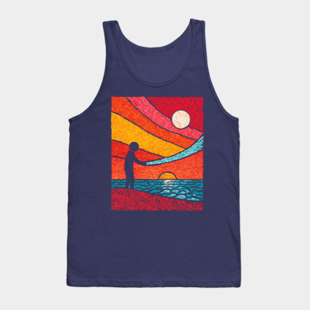 Cosmic Weaver - Mending the Fabric of the Universe Tank Top by TuncGK