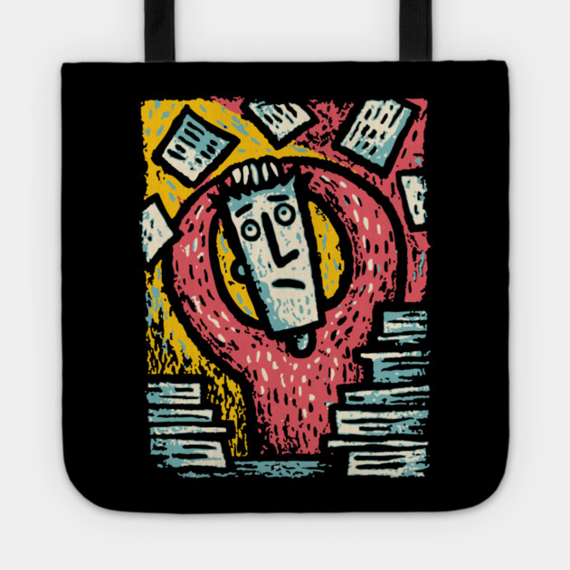 Existential Chaos - The Overwhelmed Mind Tote by TuncGK