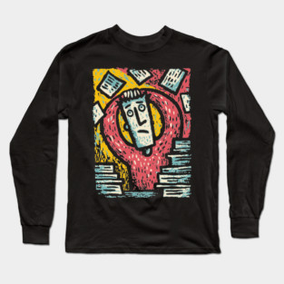 Existential Chaos - The Overwhelmed Mind Long Sleeve T-Shirt