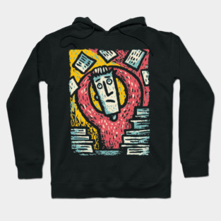 Existential Chaos - The Overwhelmed Mind Hoodie