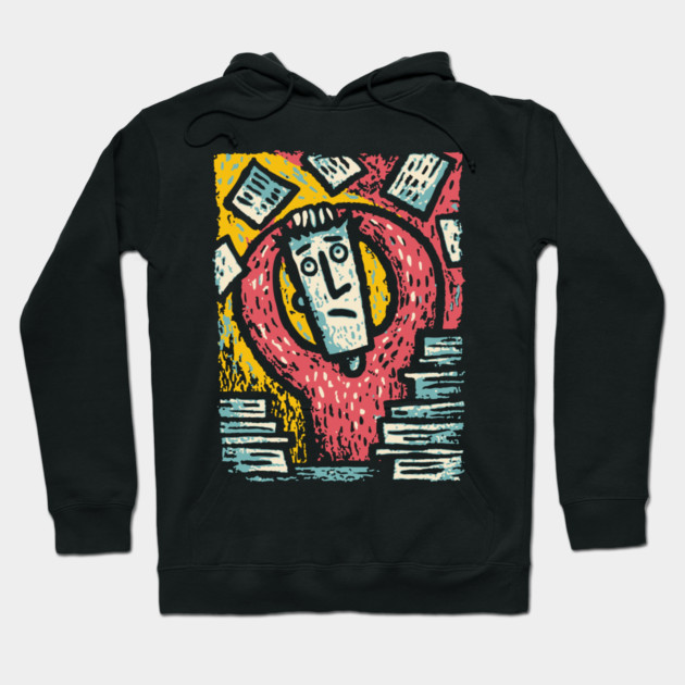 Existential Chaos - The Overwhelmed Mind Hoodie by TuncGK