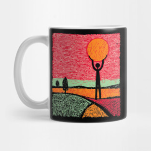 Folk Art Atlas - Carrying the Sun Mug