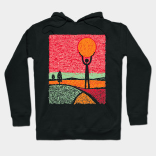 Folk Art Atlas - Carrying the Sun Hoodie