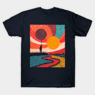 Surreal Universe - The Cosmic Balloonist T-Shirt