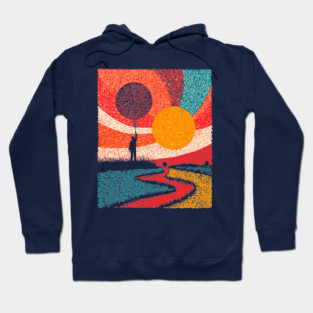 Surreal Universe - The Cosmic Balloonist Hoodie