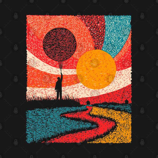 Surreal Universe - The Cosmic Balloonist by TuncGK