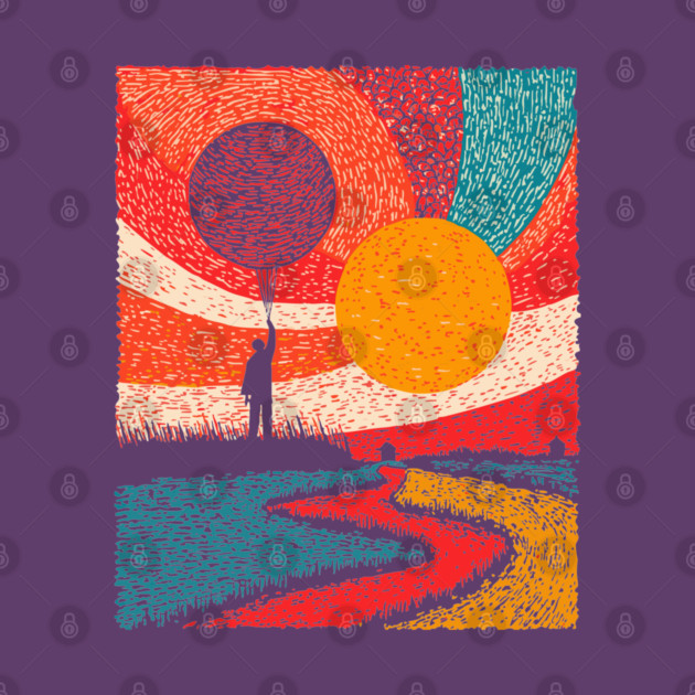 Surreal Universe - The Cosmic Balloonist by TuncGK