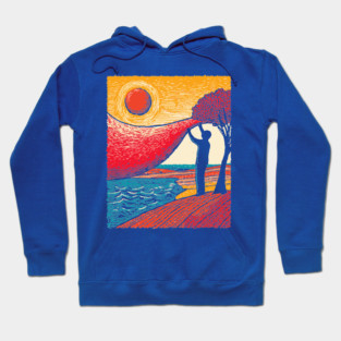 Cosmic Creator - Weaving the Fabric of Day Hoodie