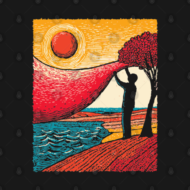 Cosmic Creator - Weaving the Fabric of Day by TuncGK